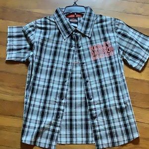 Harley Davidson short sleeve button up sz 8/10